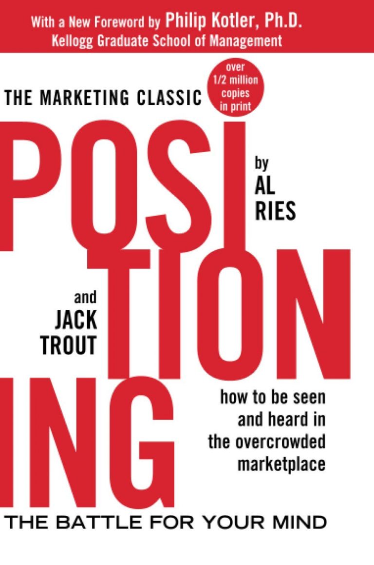 Copertina del Libro "Positioning" di Al Ries, Jack Trout , 2001
